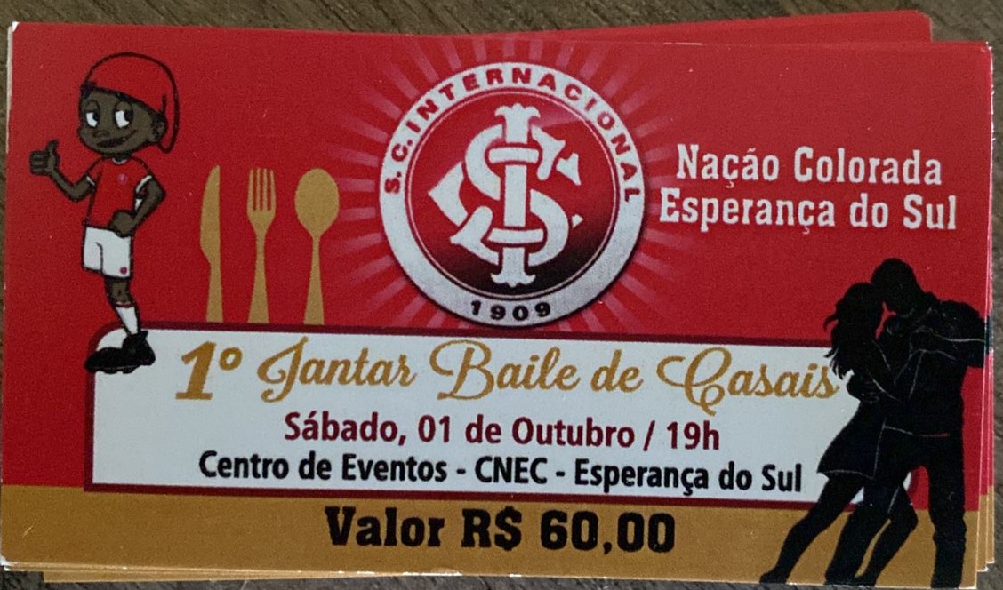 1º Jantar Baile de Casais Nação colorada Esperança do Sul