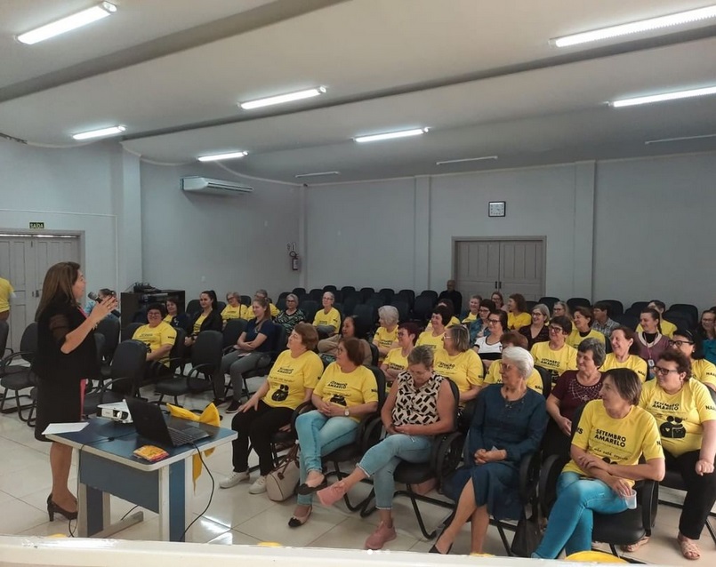 Aconteceu em São Martinho palestra alusiva ao "setembro amarelo"