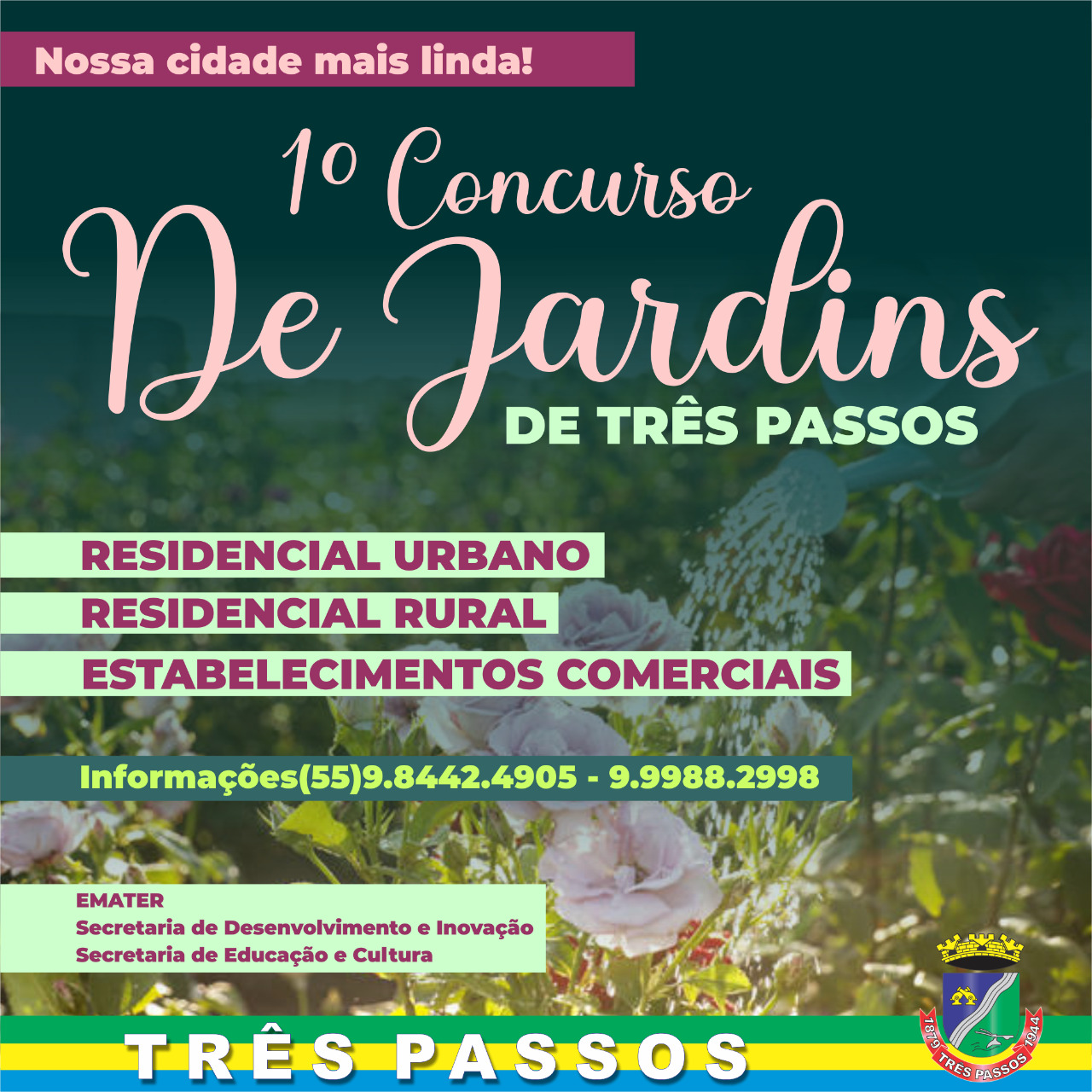 Prefeitura de Três Passos promove Concurso de Jardins