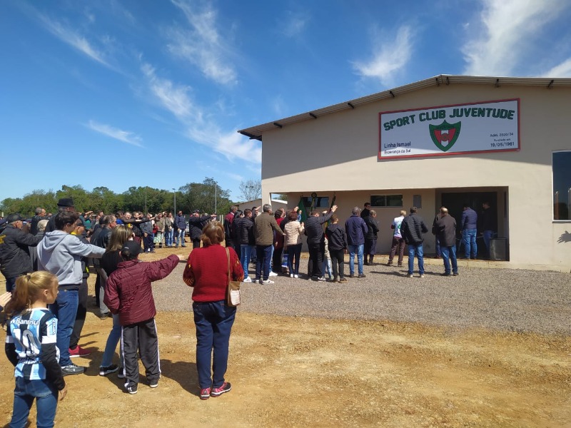 Administração Municipal de Esperança do Sul inaugura o novo Centro Cultural do Juventude de Linha Ismael