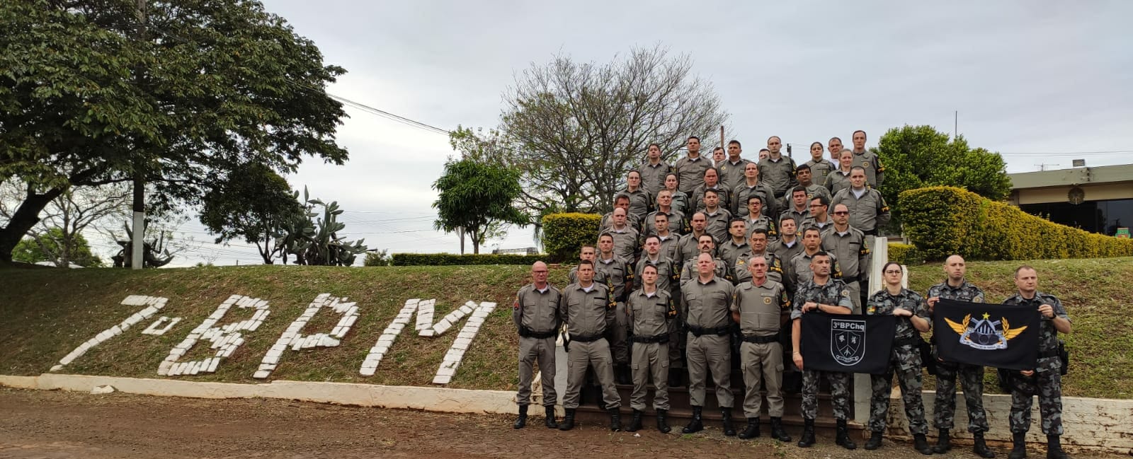 Policiais Militares do 7º BPM recebem treinamento para uso de gás lacrimogênio e Spray de Pimenta