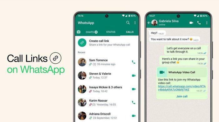 WhatsApp lança recurso que permite compartilhar links para chamadas no aplicativo